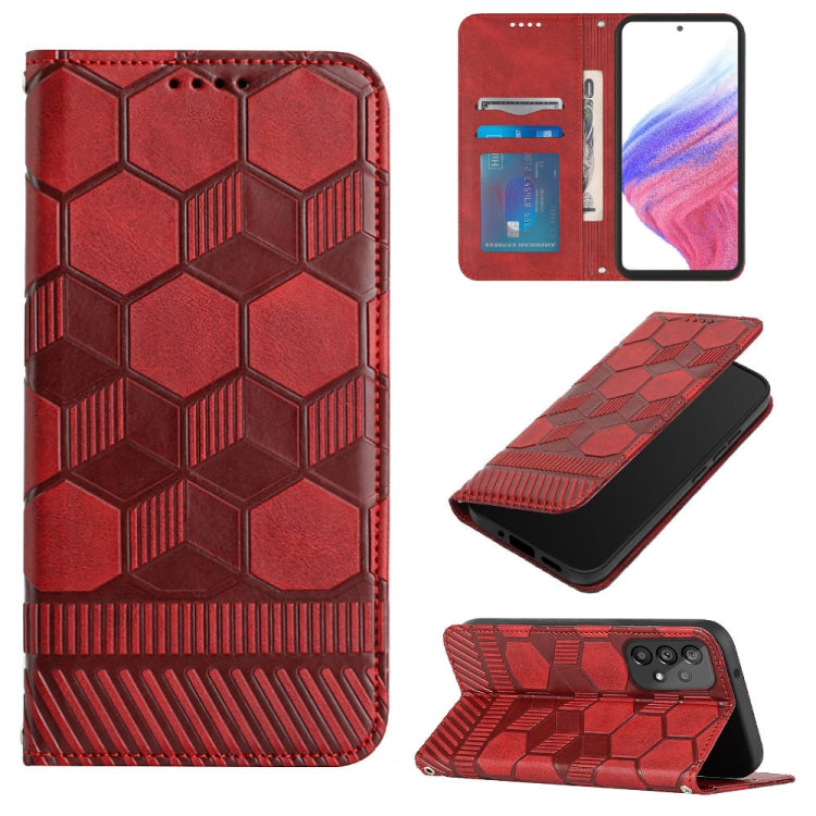 Football Texture Magnetic Leather Flip Phone Case, For Samsung Galaxy A53 5G, For Samsung Galaxy A73 5G, For Samsung Galaxy S20 FE 2022 / S20 FE 5G&4G / S20 Lite / S20 Fan Edition, For Samsung Galaxy S21 5G, For Samsung Galaxy S21+ 5G                  ...