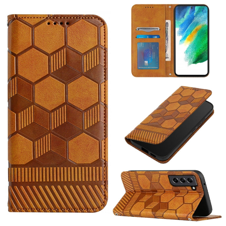 Football Texture Magnetic Leather Flip Phone Case, For Samsung Galaxy A53 5G, For Samsung Galaxy A73 5G, For Samsung Galaxy S20 FE 2022 / S20 FE 5G&4G / S20 Lite / S20 Fan Edition, For Samsung Galaxy S21 5G, For Samsung Galaxy S21+ 5G                  ...