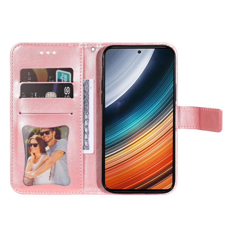 7-petal Flowers Embossing Leather Case, For Xiaomi Redmi K40S / Poco F4, For Xiaomi Redmi Note 11T Pro/Poco X4 GT