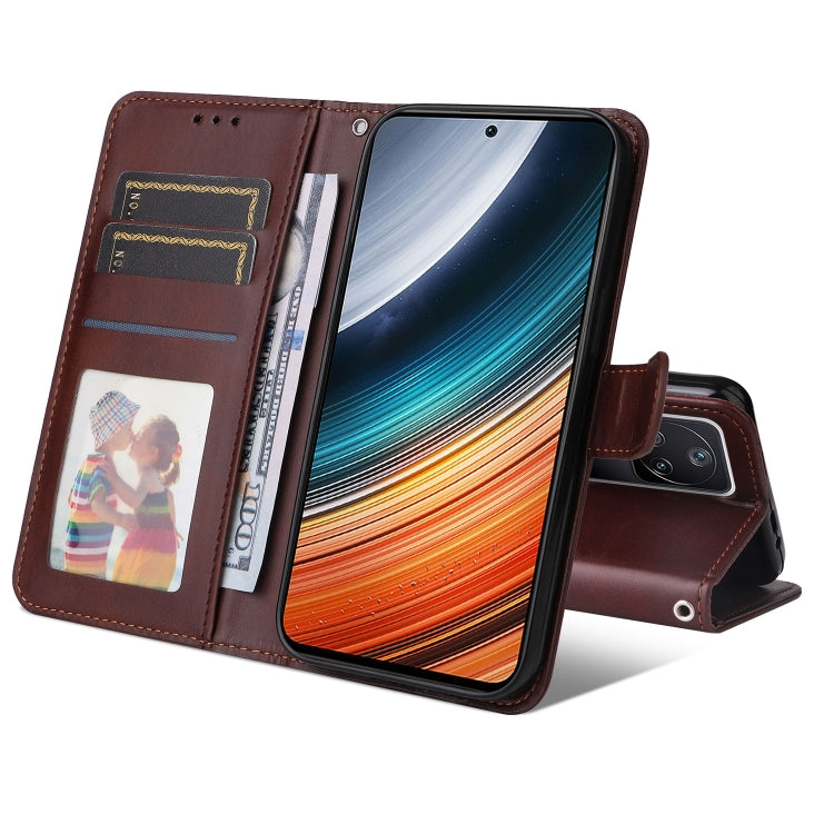 Calf Texture Leather Phone Case, For Xiaomi Redmi K40S / Poco F4, For Xiaomi Redmi Note 11T Pro/Poco X4 GT