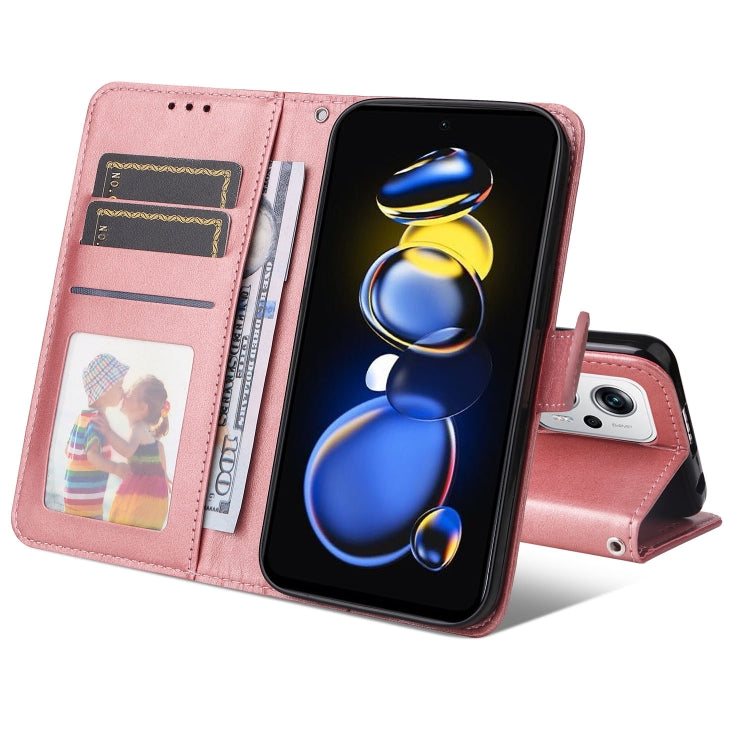 Calf Texture Leather Phone Case, For Xiaomi Redmi K40S / Poco F4, For Xiaomi Redmi Note 11T Pro/Poco X4 GT