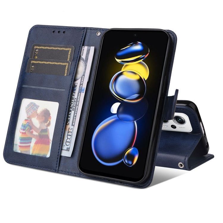 Calf Texture Leather Phone Case, For Xiaomi Redmi K40S / Poco F4, For Xiaomi Redmi Note 11T Pro/Poco X4 GT