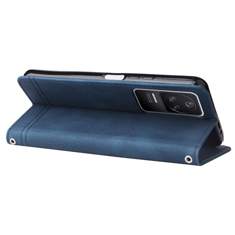 Skin Feel Life Tree Metal Button Leather Case, For Xiaomi Redmi K40S / Poco F4, For Xiaomi Redmi Note 11T Pro/Poco X4 GT