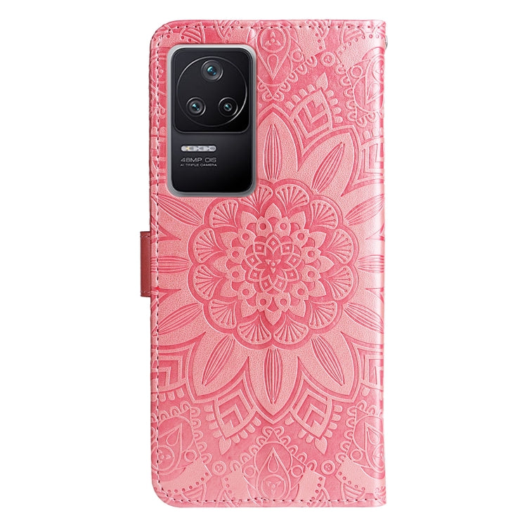 Embossed Sunflower Leather Phone Case, For Xiaomi Redmi K40S / Poco F4, For Xiaomi Redmi Note 11T Pro/Poco X4 GT, For Infinix Hot 12, For Infinix Hot 12 Play, For Infinix Smart 6