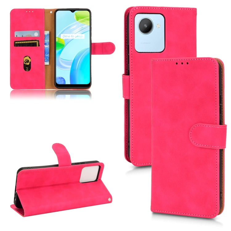 Skin Feel Magnetic Flip Leather Phone Case, For HTC Desire 22 Pro, For Realme C30, For vivo X70, For vivo X80, For Nokia C21 Plus