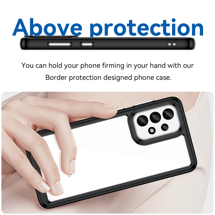 Colorful Series Acrylic + TPU Phone Case, For Samsung Galaxy A33 5G, For Samsung Galaxy A73 5G