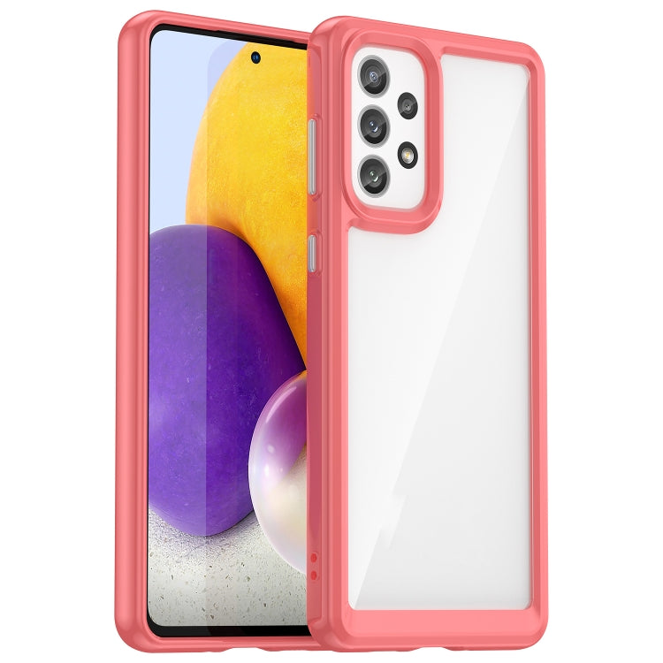 Colorful Series Acrylic + TPU Phone Case, For Samsung Galaxy A33 5G, For Samsung Galaxy A73 5G