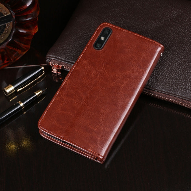 idewei Crazy Horse Texture Horizontal Flip Leather Case with Holder & Card Slots & Wallet, For Huawei Enjoy 10e, For Doogee X90, For OPPO Find X2, For Vivo IQOO 3, For Xiaomi Black Shark 3, For Huawei P40 Lite E