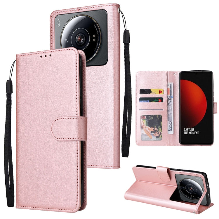 3 Card Slots Multifunctional Leather Phone Case, For Samsung Galaxy A33 5G, For Samsung Galaxy A53 5G, For Samsung Galaxy A73 5G, For Xiaomi 12 Lite, For Xiaomi 12S Ultra