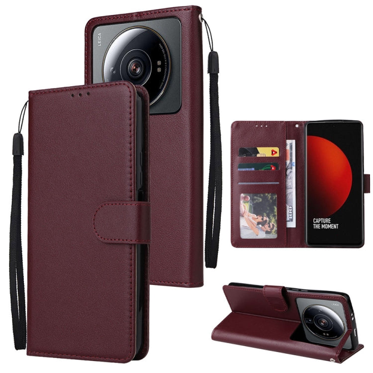 3 Card Slots Multifunctional Leather Phone Case, For Samsung Galaxy A33 5G, For Samsung Galaxy A53 5G, For Samsung Galaxy A73 5G, For Xiaomi 12 Lite, For Xiaomi 12S Ultra