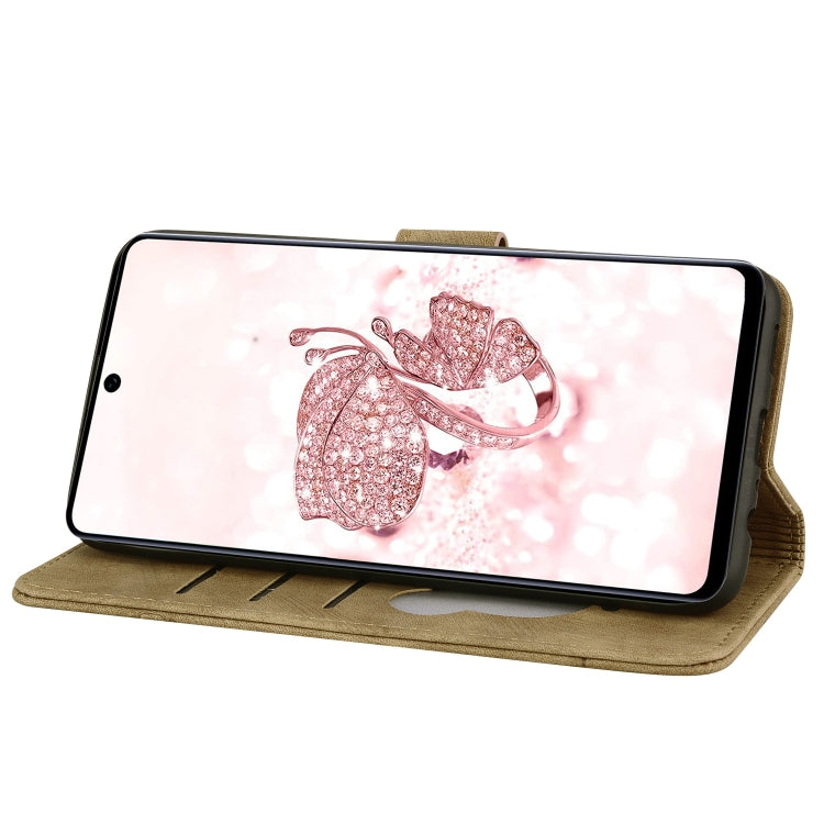 Cartoon Sakura Cat Embossed Leather Phone Case, For Samsung Galaxy A71 4G