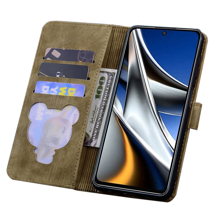 Cartoon Sakura Cat Embossed Leather Phone Case, For Xiaomi 12 / 12S / 12X, For Xiaomi Redmi Note 11 / Note 11S Global