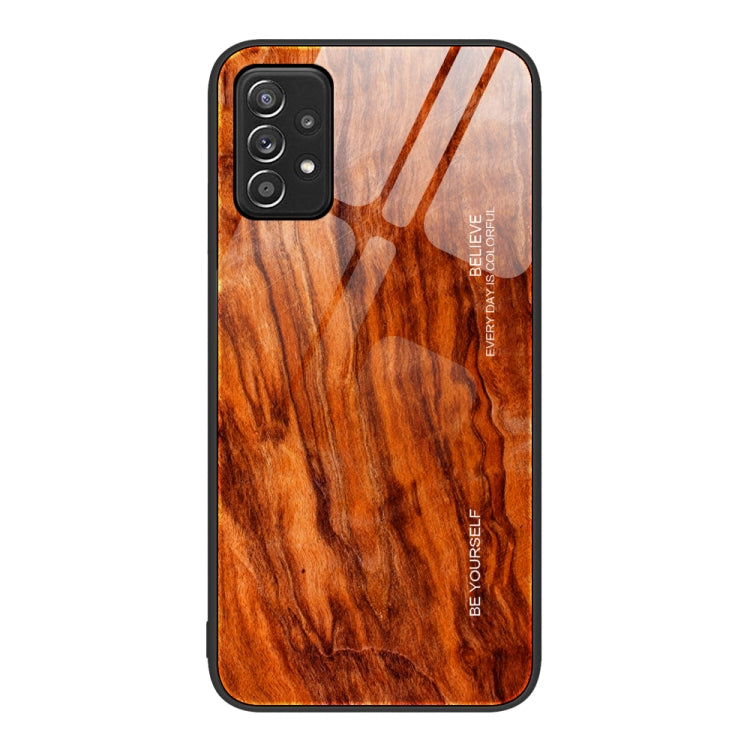 Wood Grain Glass Protective Phone Case, For Samsung Galaxy A12 5G, For Samsung Galaxy A20e, For Samsung Galaxy A52, For Samsung Galaxy A53, For Samsung Galaxy M32, For Samsung Galaxy M52 5G, For Samsung Galaxy S9+, For Samsung Galaxy S10+              ...