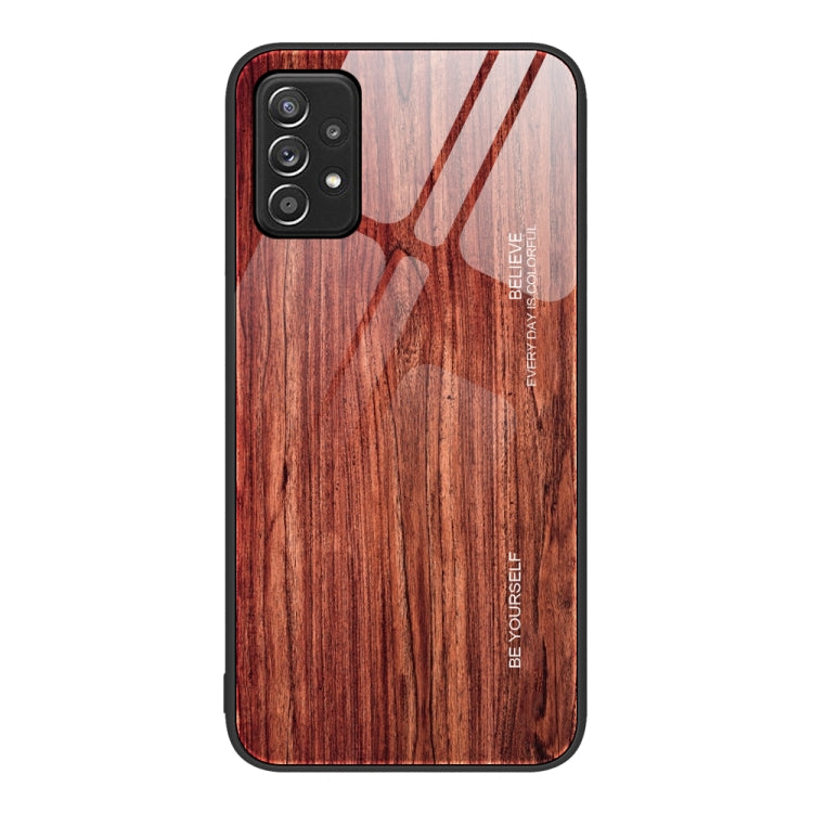 Wood Grain Glass Protective Phone Case, For Samsung Galaxy A12 5G, For Samsung Galaxy A20e, For Samsung Galaxy A52, For Samsung Galaxy A53, For Samsung Galaxy M32, For Samsung Galaxy M52 5G, For Samsung Galaxy S9+, For Samsung Galaxy S10+              ...