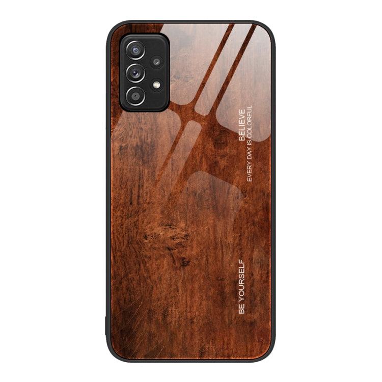 Wood Grain Glass Protective Phone Case, For Samsung Galaxy A12 5G, For Samsung Galaxy A20e, For Samsung Galaxy A52, For Samsung Galaxy A53, For Samsung Galaxy M32, For Samsung Galaxy M52 5G, For Samsung Galaxy S9+, For Samsung Galaxy S10+              ...