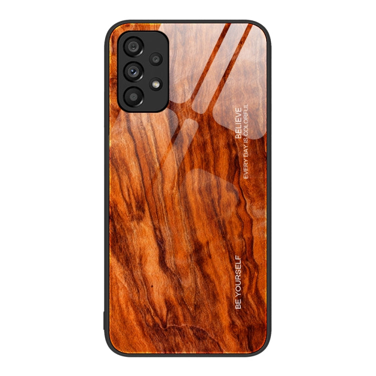 Wood Grain Glass Protective Phone Case, For Samsung Galaxy A12 5G, For Samsung Galaxy A20e, For Samsung Galaxy A52, For Samsung Galaxy A53, For Samsung Galaxy M32, For Samsung Galaxy M52 5G, For Samsung Galaxy S9+, For Samsung Galaxy S10+              ...