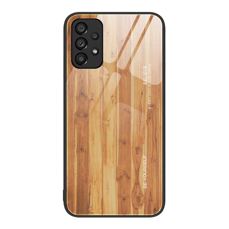 Wood Grain Glass Protective Phone Case, For Samsung Galaxy A12 5G, For Samsung Galaxy A20e, For Samsung Galaxy A52, For Samsung Galaxy A53, For Samsung Galaxy M32, For Samsung Galaxy M52 5G, For Samsung Galaxy S9+, For Samsung Galaxy S10+              ...