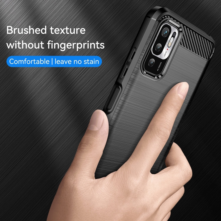 Brushed Texture Carbon Fiber TPU Phone Case, For Xiaomi Poco M3 Pro 5G, For Xiaomi Poco X3 GT, For Xiaomi Poco X4 NFC 5G, For Xiaomi Poco M4 Pro 5G, For Xiaomi Poco F4, For Xiaomi Poco X4 Pro 5G, For Xiaomi Poco M4 Pro, For Xiaomi Poco M4 5G           ...