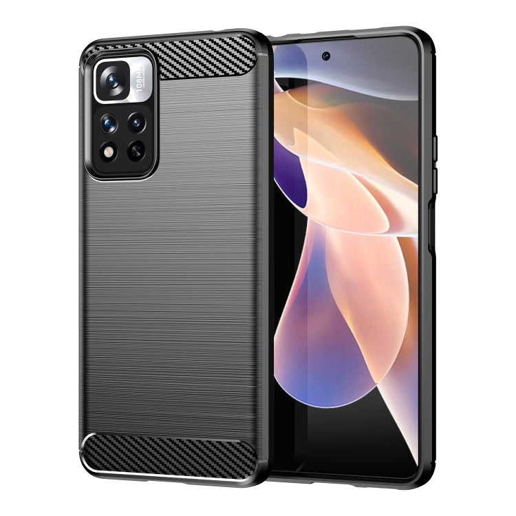 Brushed Texture Carbon Fiber TPU Phone Case, For Xiaomi Poco M3 Pro 5G, For Xiaomi Poco X3 GT, For Xiaomi Poco X4 NFC 5G, For Xiaomi Poco M4 Pro 5G, For Xiaomi Poco F4, For Xiaomi Poco X4 Pro 5G, For Xiaomi Poco M4 Pro, For Xiaomi Poco M4 5G           ...