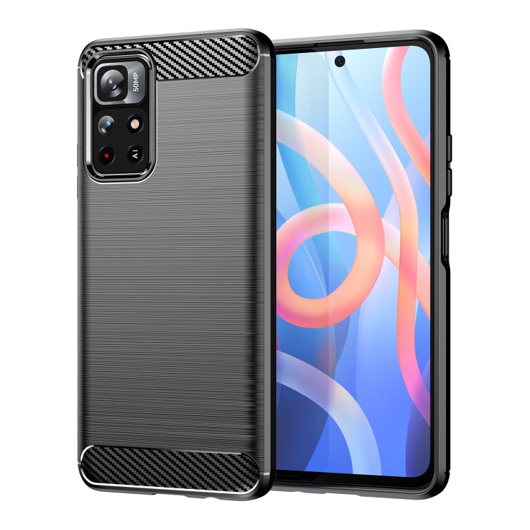 Brushed Texture Carbon Fiber TPU Phone Case, For Xiaomi Poco M3 Pro 5G, For Xiaomi Poco X3 GT, For Xiaomi Poco X4 NFC 5G, For Xiaomi Poco M4 Pro 5G, For Xiaomi Poco F4, For Xiaomi Poco X4 Pro 5G, For Xiaomi Poco M4 Pro, For Xiaomi Poco M4 5G           ...