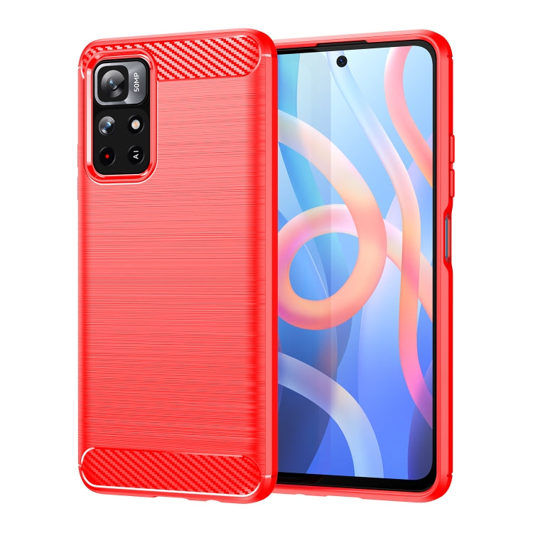 Brushed Texture Carbon Fiber TPU Phone Case, For Xiaomi Poco M3 Pro 5G, For Xiaomi Poco X3 GT, For Xiaomi Poco X4 NFC 5G, For Xiaomi Poco M4 Pro 5G, For Xiaomi Poco F4, For Xiaomi Poco X4 Pro 5G, For Xiaomi Poco M4 Pro, For Xiaomi Poco M4 5G           ...