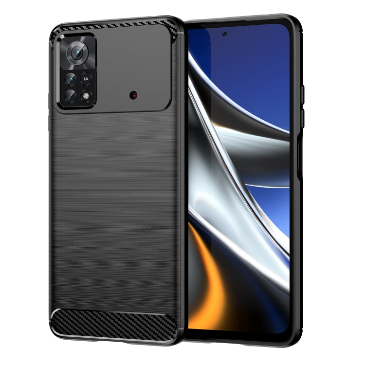 Brushed Texture Carbon Fiber TPU Phone Case, For Xiaomi Poco M3 Pro 5G, For Xiaomi Poco X3 GT, For Xiaomi Poco X4 NFC 5G, For Xiaomi Poco M4 Pro 5G, For Xiaomi Poco F4, For Xiaomi Poco X4 Pro 5G, For Xiaomi Poco M4 Pro, For Xiaomi Poco M4 5G           ...