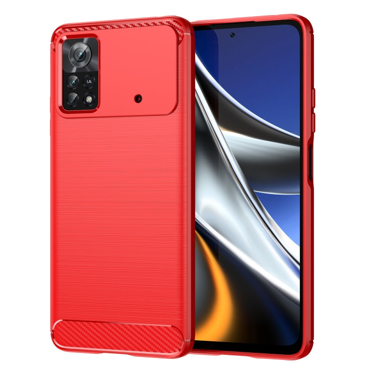 Brushed Texture Carbon Fiber TPU Phone Case, For Xiaomi Poco M3 Pro 5G, For Xiaomi Poco X3 GT, For Xiaomi Poco X4 NFC 5G, For Xiaomi Poco M4 Pro 5G, For Xiaomi Poco F4, For Xiaomi Poco X4 Pro 5G, For Xiaomi Poco M4 Pro, For Xiaomi Poco M4 5G           ...