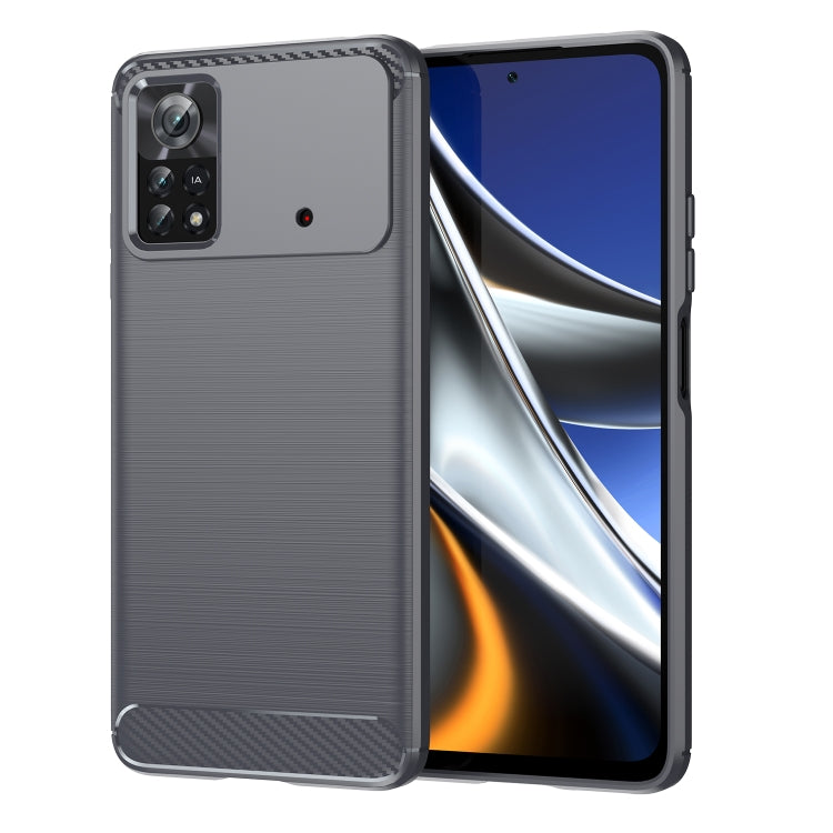 Brushed Texture Carbon Fiber TPU Phone Case, For Xiaomi Poco M3 Pro 5G, For Xiaomi Poco X3 GT, For Xiaomi Poco X4 NFC 5G, For Xiaomi Poco M4 Pro 5G, For Xiaomi Poco F4, For Xiaomi Poco X4 Pro 5G, For Xiaomi Poco M4 Pro, For Xiaomi Poco M4 5G           ...