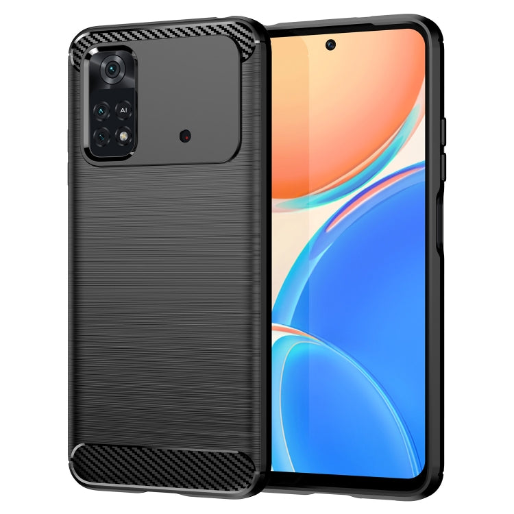 Brushed Texture Carbon Fiber TPU Phone Case, For Xiaomi Poco M3 Pro 5G, For Xiaomi Poco X3 GT, For Xiaomi Poco X4 NFC 5G, For Xiaomi Poco M4 Pro 5G, For Xiaomi Poco F4, For Xiaomi Poco X4 Pro 5G, For Xiaomi Poco M4 Pro, For Xiaomi Poco C40             ...