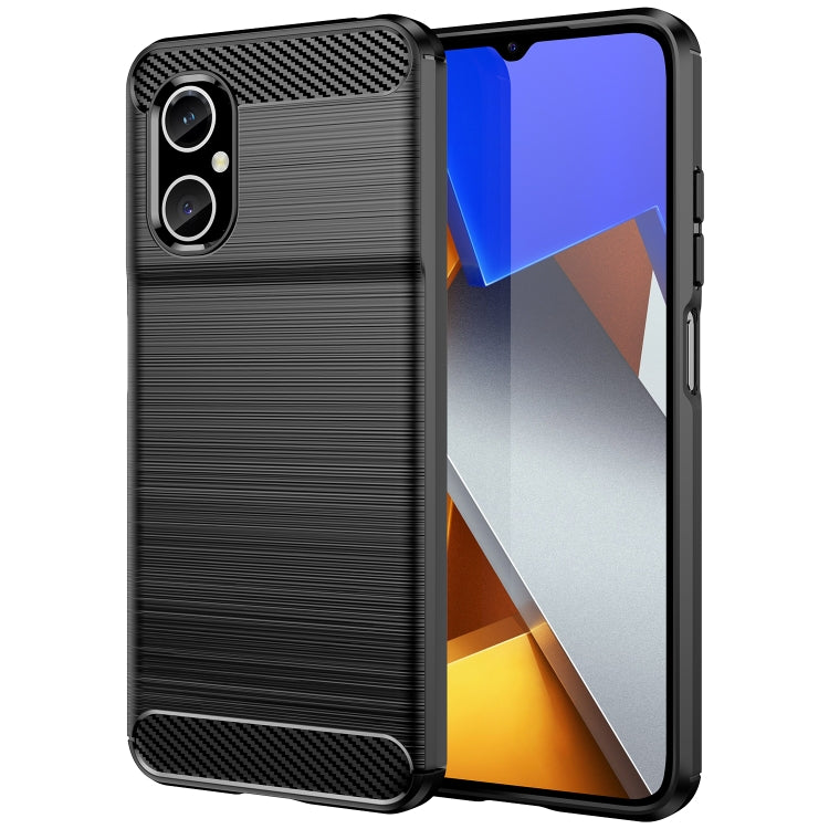 Brushed Texture Carbon Fiber TPU Phone Case, For Xiaomi Poco M3 Pro 5G, For Xiaomi Poco X3 GT, For Xiaomi Poco X4 NFC 5G, For Xiaomi Poco M4 Pro 5G, For Xiaomi Poco F4, For Xiaomi Poco X4 Pro 5G, For Xiaomi Poco M4 Pro, For Xiaomi Poco C40             ...