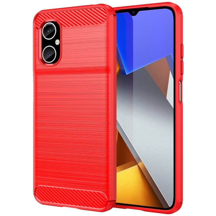 Brushed Texture Carbon Fiber TPU Phone Case, For Xiaomi Poco M3 Pro 5G, For Xiaomi Poco X3 GT, For Xiaomi Poco X4 NFC 5G, For Xiaomi Poco M4 Pro 5G, For Xiaomi Poco F4, For Xiaomi Poco X4 Pro 5G, For Xiaomi Poco M4 Pro, For Xiaomi Poco C40             ...