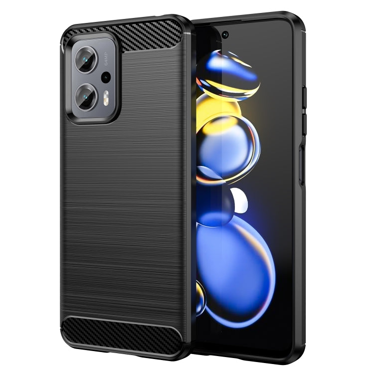 Brushed Texture Carbon Fiber TPU Phone Case, For Xiaomi Poco M3 Pro 5G, For Xiaomi Poco X3 GT, For Xiaomi Poco X4 NFC 5G, For Xiaomi Poco M4 Pro 5G, For Xiaomi Poco F4, For Xiaomi Poco X4 Pro 5G, For Xiaomi Poco M4 Pro, For Xiaomi Poco C40             ...
