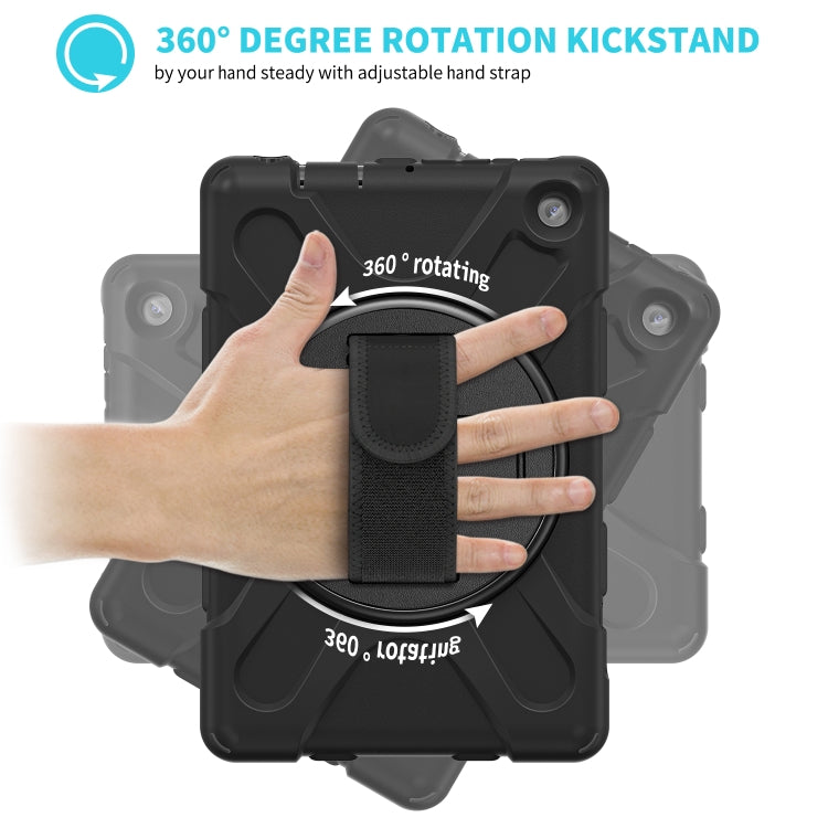 Hard PC Soft Silicone Full Body Tablet Case, For Amazon Kindle Fire 7 2022