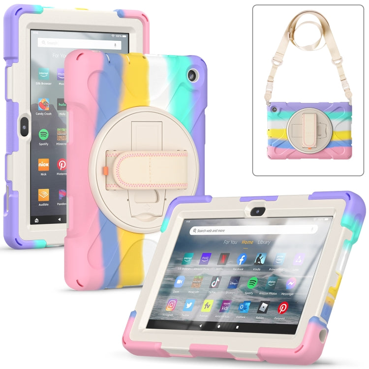 Hard PC Soft Silicone Full Body Tablet Case, For Amazon Kindle Fire 7 2022