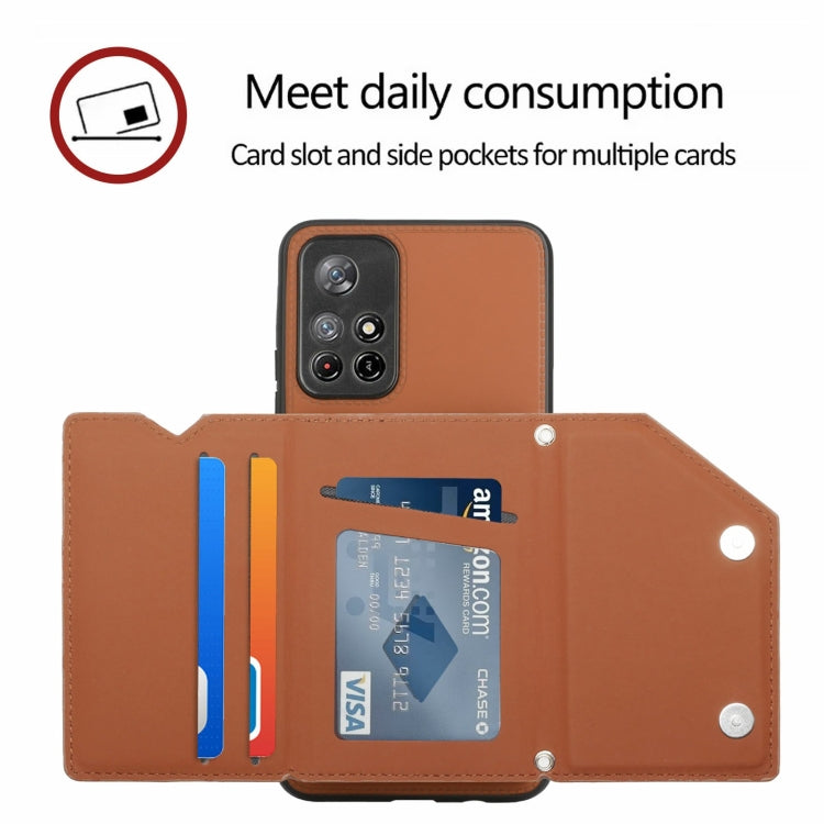 Skin Feel PU + TPU + PC Back Cover Shockproof Case, For Xiaomi Redmi Note 11 5G/Poco M4 Pro 5G, For Samsung Galaxy A13 4G