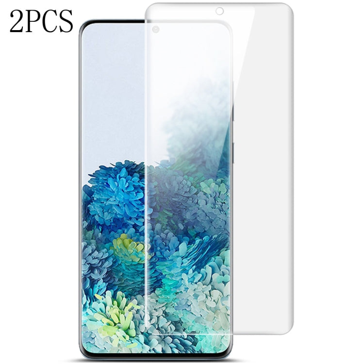 2 PCS IMAK Curved Full Screen Hydrogel Film, for OPPO Find X2, for Galaxy Note 10 Lite / A81, for Galaxy S10 Lite / A91, for Galaxy S20 5G, for Galaxy S20 Ultra 5G, for Galaxy S20+ 5G, for Xiaomi Mi 10 5G, for Galaxy A71