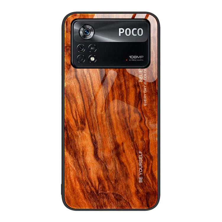 Wood Grain Glass Protective Case, For Xiaomi Mi 11 Pro, For Xiaomi Poco X4 Pro 5G, For Xiaomi Poco M4 Pro 4G, For Xiaomi Mi 11 Ultra, For Xiaomi 12 Pro