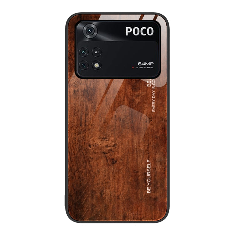 Wood Grain Glass Protective Case, For Xiaomi Mi 11 Pro, For Xiaomi Poco X4 Pro 5G, For Xiaomi Poco M4 Pro 4G, For Xiaomi Mi 11 Ultra, For Xiaomi 12 Pro