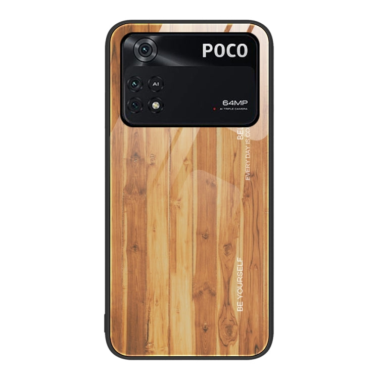 Wood Grain Glass Protective Case, For Xiaomi Mi 11 Pro, For Xiaomi Poco X4 Pro 5G, For Xiaomi Poco M4 Pro 4G, For Xiaomi Mi 11 Ultra, For Xiaomi 12 Pro