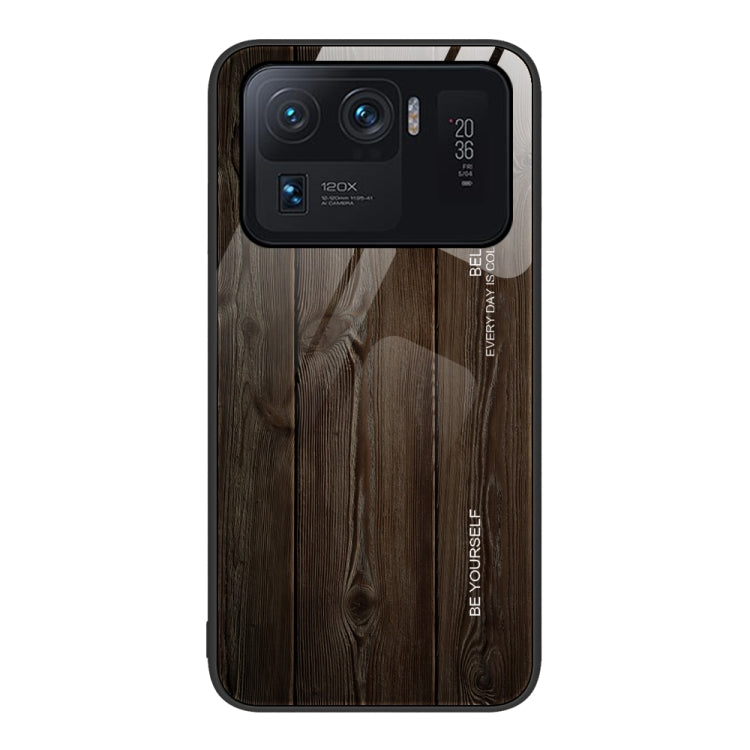 Wood Grain Glass Protective Case, For Xiaomi Mi 11 Pro, For Xiaomi Poco X4 Pro 5G, For Xiaomi Poco M4 Pro 4G, For Xiaomi Mi 11 Ultra, For Xiaomi 12 Pro