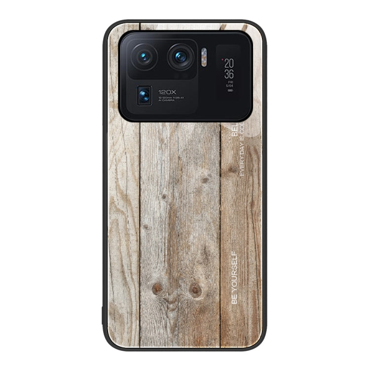 Wood Grain Glass Protective Case, For Xiaomi Mi 11 Pro, For Xiaomi Poco X4 Pro 5G, For Xiaomi Poco M4 Pro 4G, For Xiaomi Mi 11 Ultra, For Xiaomi 12 Pro