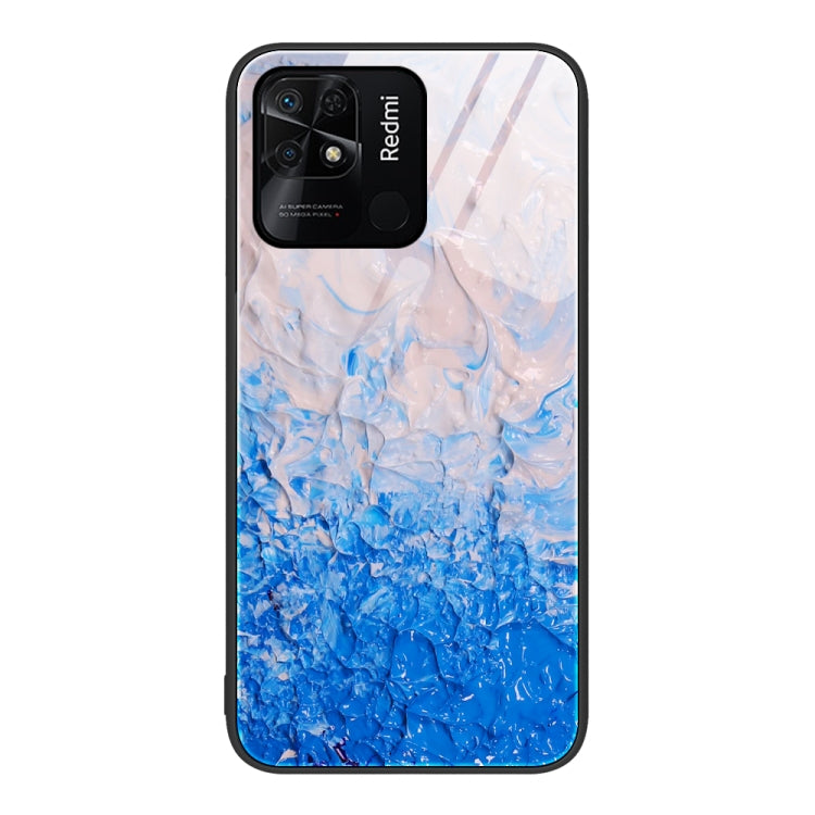 Marble Pattern Glass Protective Phone Case, For Xiaomi Redmi 10C, For Xiaomi Redmi Note 11T Pro, For Xiaomi Redmi K40s, For Xiaomi Redmi K50 Pro, For Xiaomi Redmi K50, For Xiaomi Redmi Note 10 Pro 4G Global