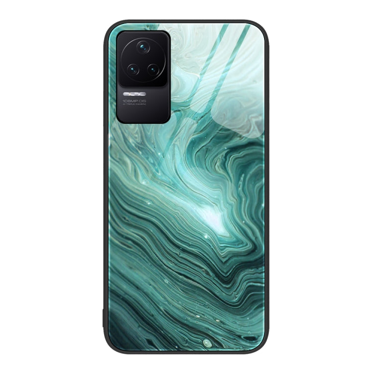 Marble Pattern Glass Protective Phone Case, For Xiaomi Redmi 10C, For Xiaomi Redmi Note 11T Pro, For Xiaomi Redmi K40s, For Xiaomi Redmi K50 Pro, For Xiaomi Redmi K50, For Xiaomi Redmi Note 10 Pro 4G Global