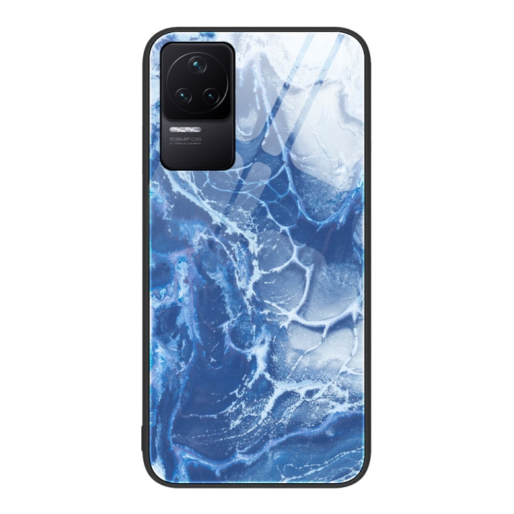 Marble Pattern Glass Protective Phone Case, For Xiaomi Redmi 10C, For Xiaomi Redmi Note 11T Pro, For Xiaomi Redmi K40s, For Xiaomi Redmi K50 Pro, For Xiaomi Redmi K50, For Xiaomi Redmi Note 10 Pro 4G Global