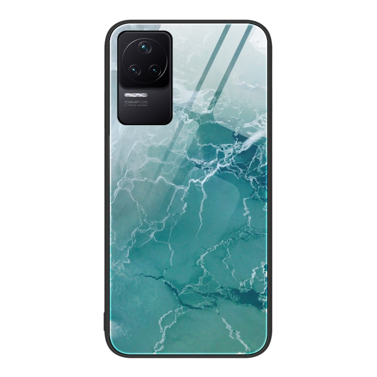 Marble Pattern Glass Protective Phone Case, For Xiaomi Redmi 10C, For Xiaomi Redmi Note 11T Pro, For Xiaomi Redmi K40s, For Xiaomi Redmi K50 Pro, For Xiaomi Redmi K50, For Xiaomi Redmi Note 10 Pro 4G Global