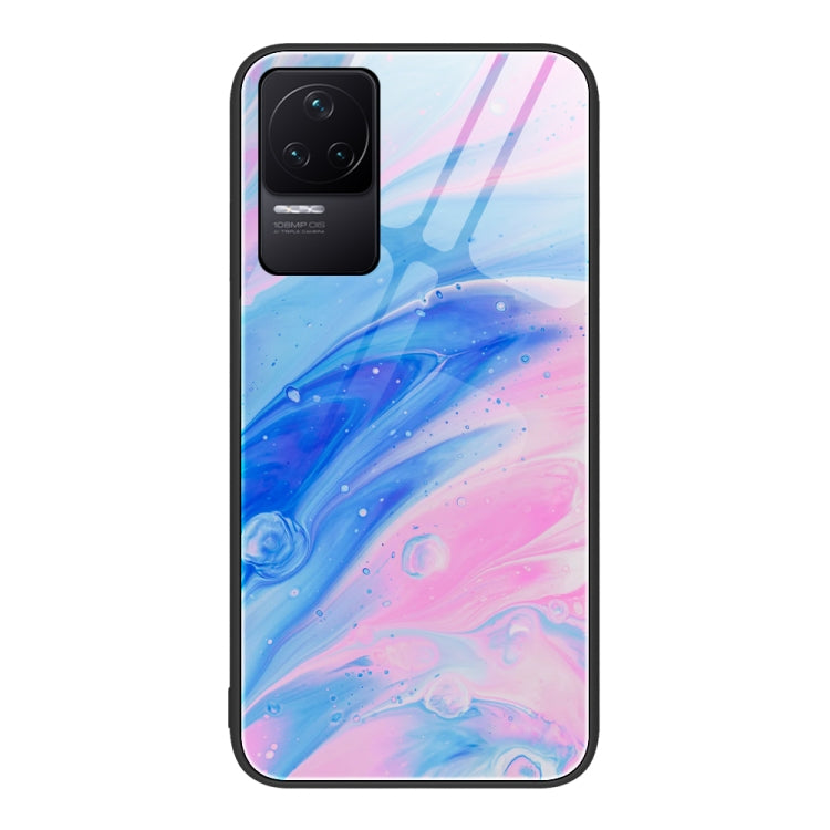 Marble Pattern Glass Protective Phone Case, For Xiaomi Redmi 10C, For Xiaomi Redmi Note 11T Pro, For Xiaomi Redmi K40s, For Xiaomi Redmi K50 Pro, For Xiaomi Redmi K50, For Xiaomi Redmi Note 10 Pro 4G Global