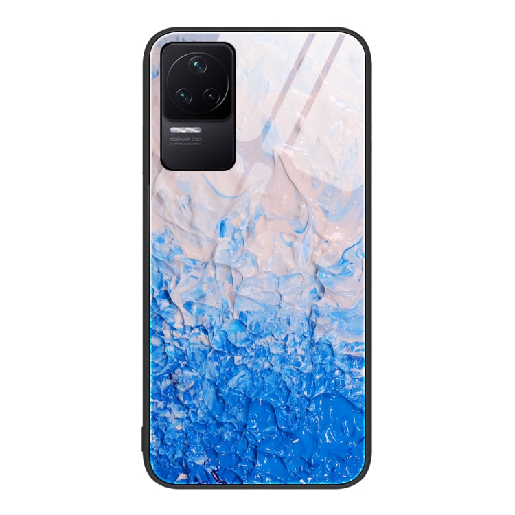 Marble Pattern Glass Protective Phone Case, For Xiaomi Redmi 10C, For Xiaomi Redmi Note 11T Pro, For Xiaomi Redmi K40s, For Xiaomi Redmi K50 Pro, For Xiaomi Redmi K50, For Xiaomi Redmi Note 10 Pro 4G Global