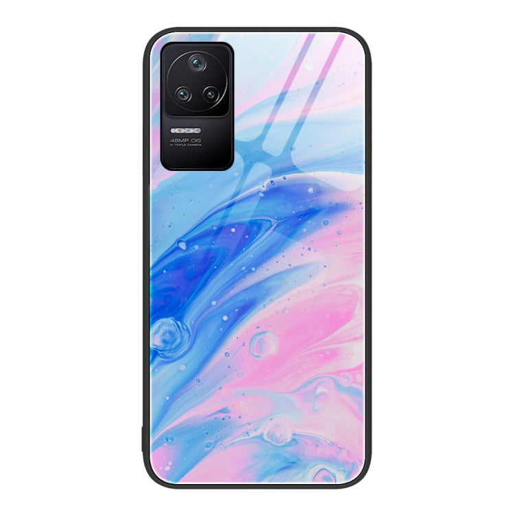 Marble Pattern Glass Protective Phone Case, For Xiaomi Redmi 10C, For Xiaomi Redmi Note 11T Pro, For Xiaomi Redmi K40s, For Xiaomi Redmi K50 Pro, For Xiaomi Redmi K50, For Xiaomi Redmi Note 10 Pro 4G Global