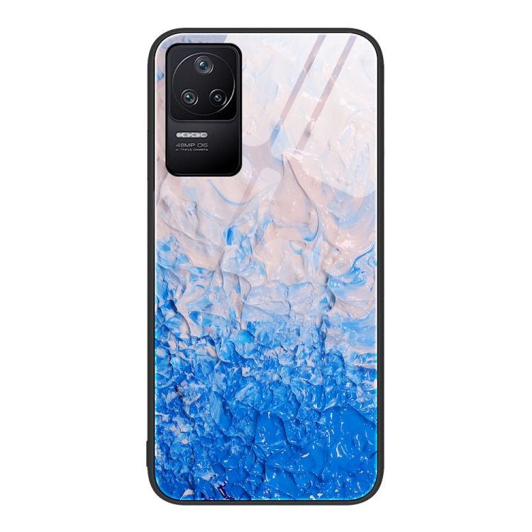 Marble Pattern Glass Protective Phone Case, For Xiaomi Redmi 10C, For Xiaomi Redmi Note 11T Pro, For Xiaomi Redmi K40s, For Xiaomi Redmi K50 Pro, For Xiaomi Redmi K50, For Xiaomi Redmi Note 10 Pro 4G Global