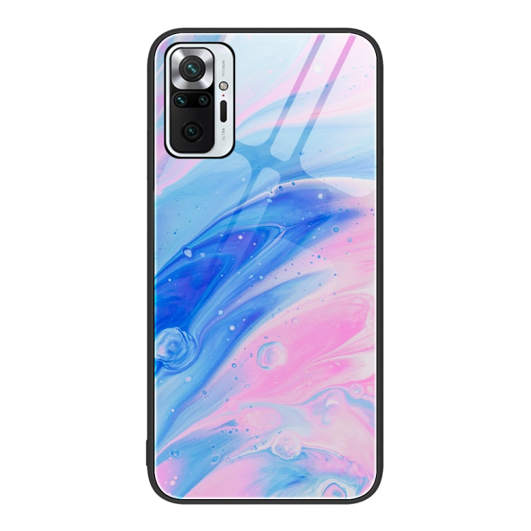 Marble Pattern Glass Protective Phone Case, For Xiaomi Redmi 10C, For Xiaomi Redmi Note 11T Pro, For Xiaomi Redmi K40s, For Xiaomi Redmi K50 Pro, For Xiaomi Redmi K50, For Xiaomi Redmi Note 10 Pro 4G Global